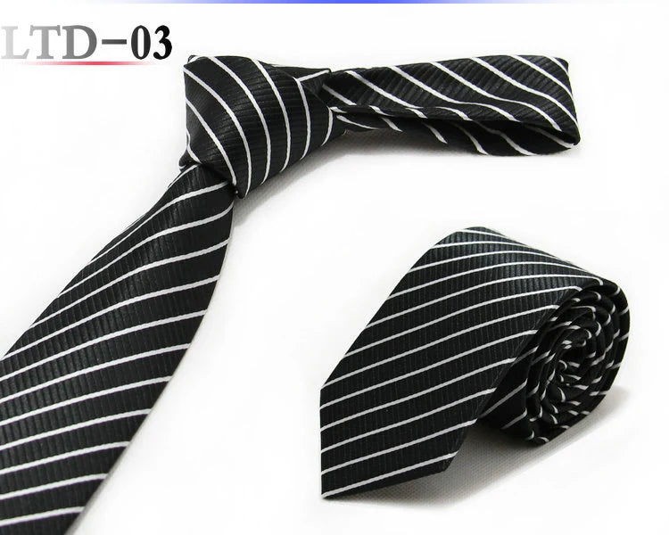 Luxury 7CM Mens Ties Striped Dot Necktie Formal Classic Business Neck Ties Jacquard Woven Necktie For Men Groom Wedding Party