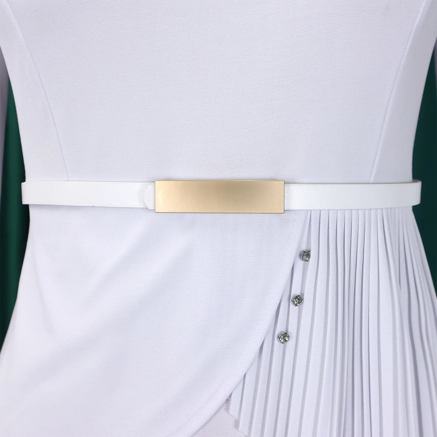 L-3XL Plus Size Elegant Midi Dress 2025 Spring Summer Women Office Lady Dress Casual 3/4 Sleeve Bandage Robe Oversize Dress