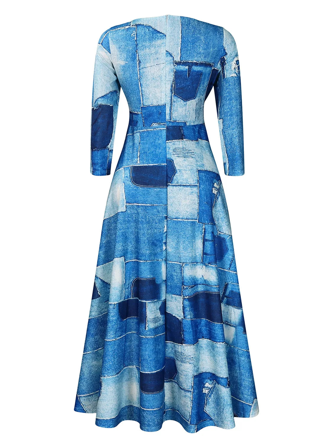 Women's 2024 Autumn New Style Fashionable Elegant Temperament Fashionable Printed Strap Waist Large Skirt Large Size Dress
