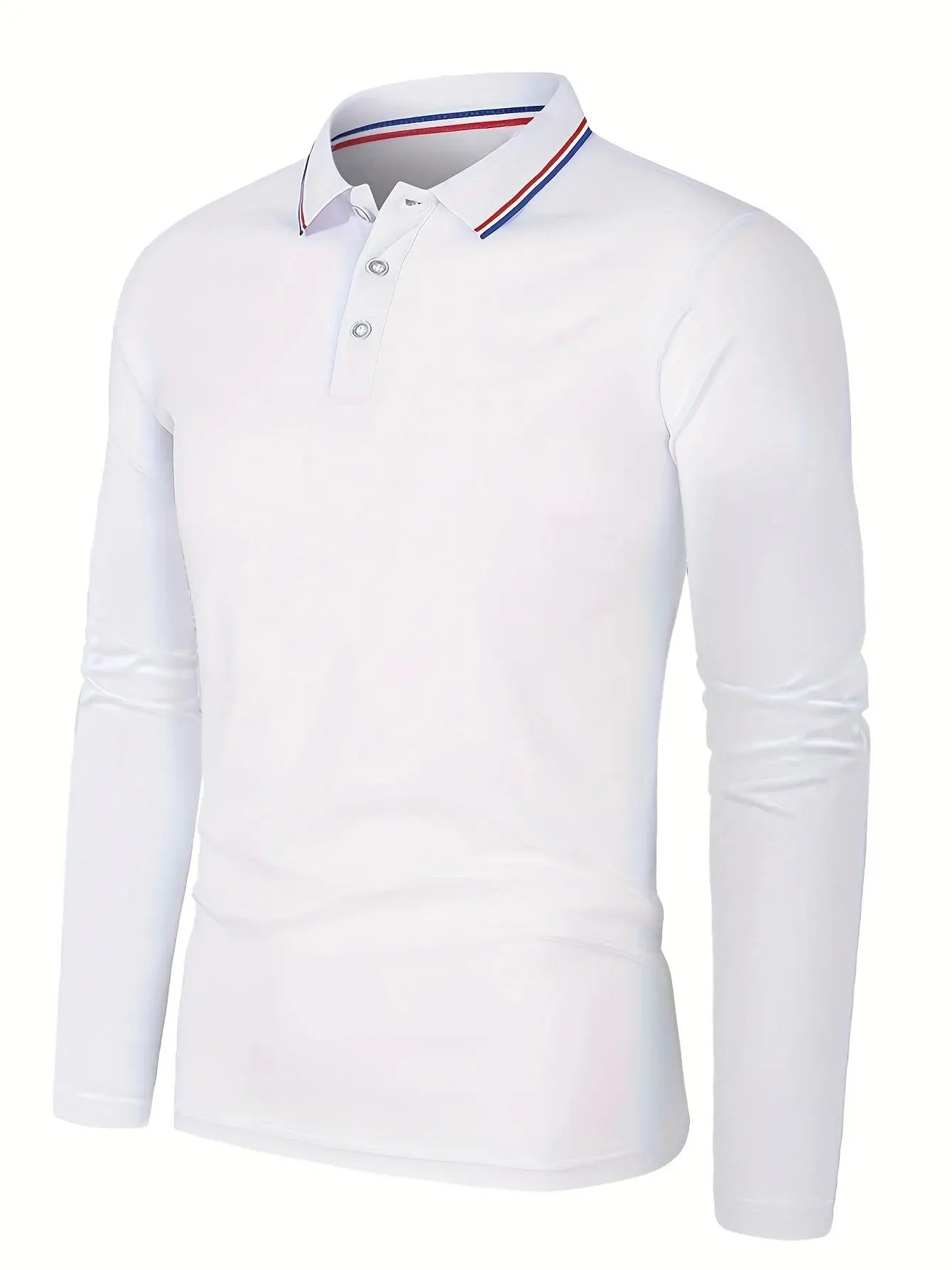 Men's Spring and Autumn Casual Breathable Comfortable Polo Shirt Hot Selling Fashion Men's Business Long Sleeve T-Shirt