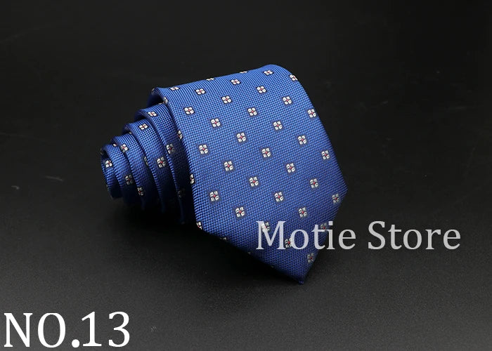 New Style Fashion Jacquard Floral Paisley Necktie Polyester Male Narrow Red Blue Tie Suit Shirt Gift For Men Accessory Gravatas