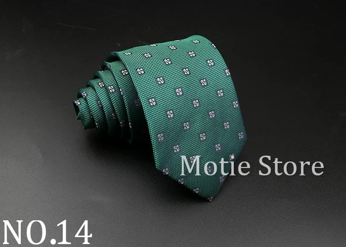 New Style Fashion Jacquard Floral Paisley Necktie Polyester Male Narrow Red Blue Tie Suit Shirt Gift For Men Accessory Gravatas