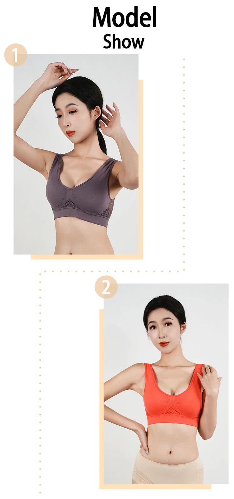 Women Large Sports Bra No Steel Ring Seamless Bra Anti Sagging Gathering Bralette Pad Gym Runing Bras Yoga Vest Underwear S-6XL