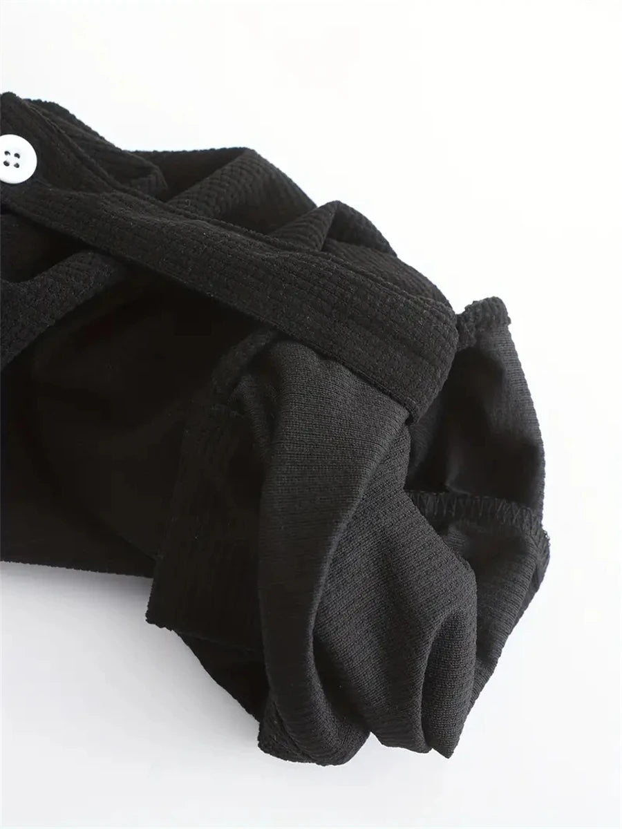 Men's Spring Shirts Solid Color Casual Henry Neck Long Sleeve Outdoor Simple Male Waffle top Thin Button Tops