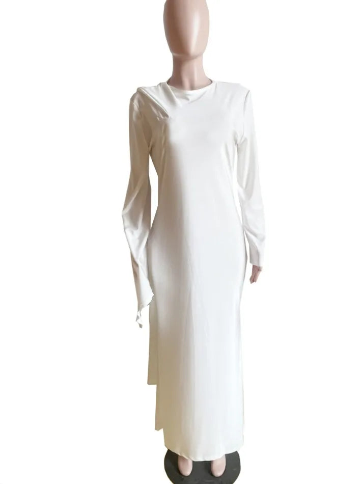 2024 Womens Dresses Spring Elegant Dresses for Women Long Shoulder Strap Loose Solid Color Casual Long Dresses Woman Clothing