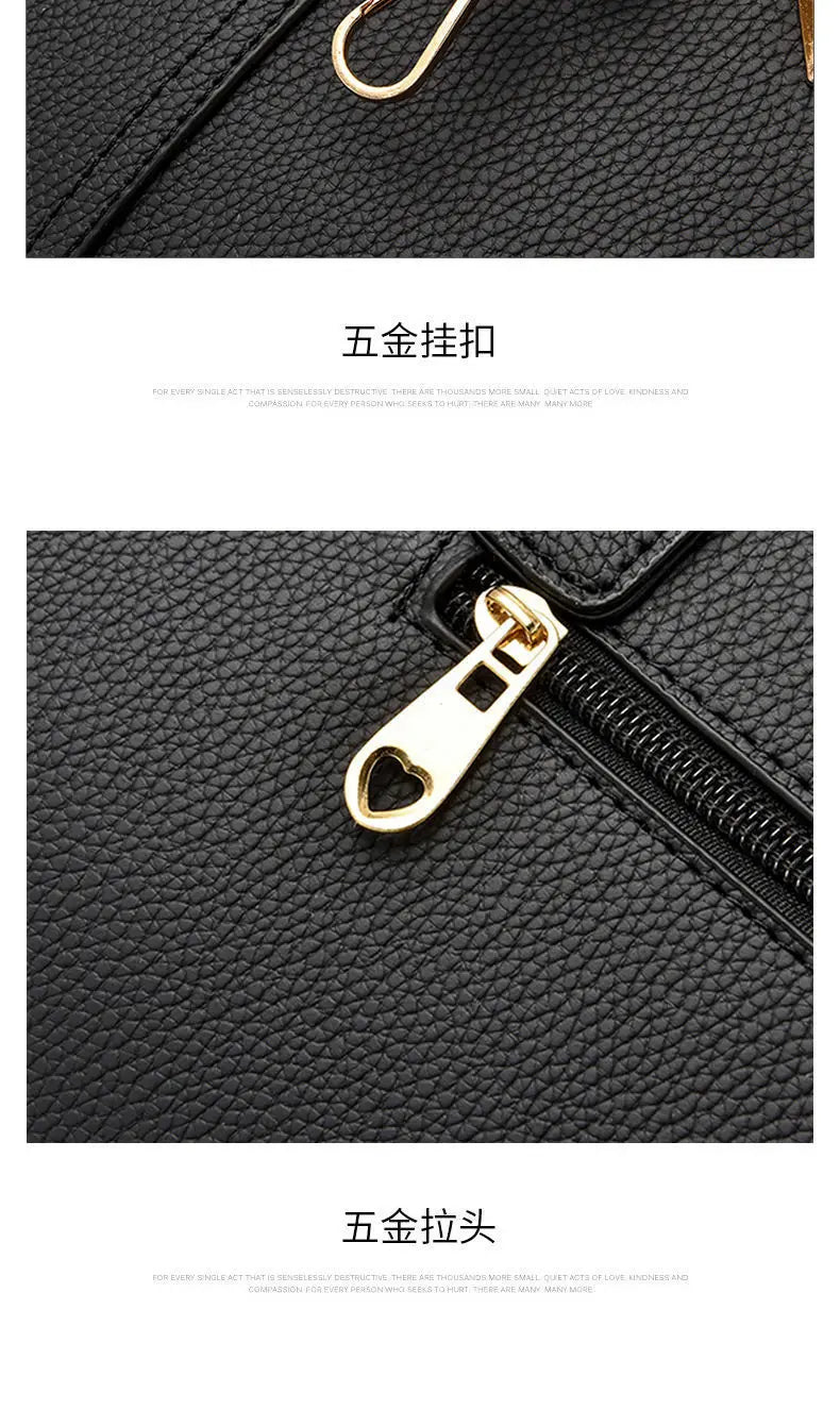 New Woman Shoulder Bag Large Capacity Handbag for Women Crossbody Bag PU Portable Bucket Bag Ladies Messenger Bags Tote Bags