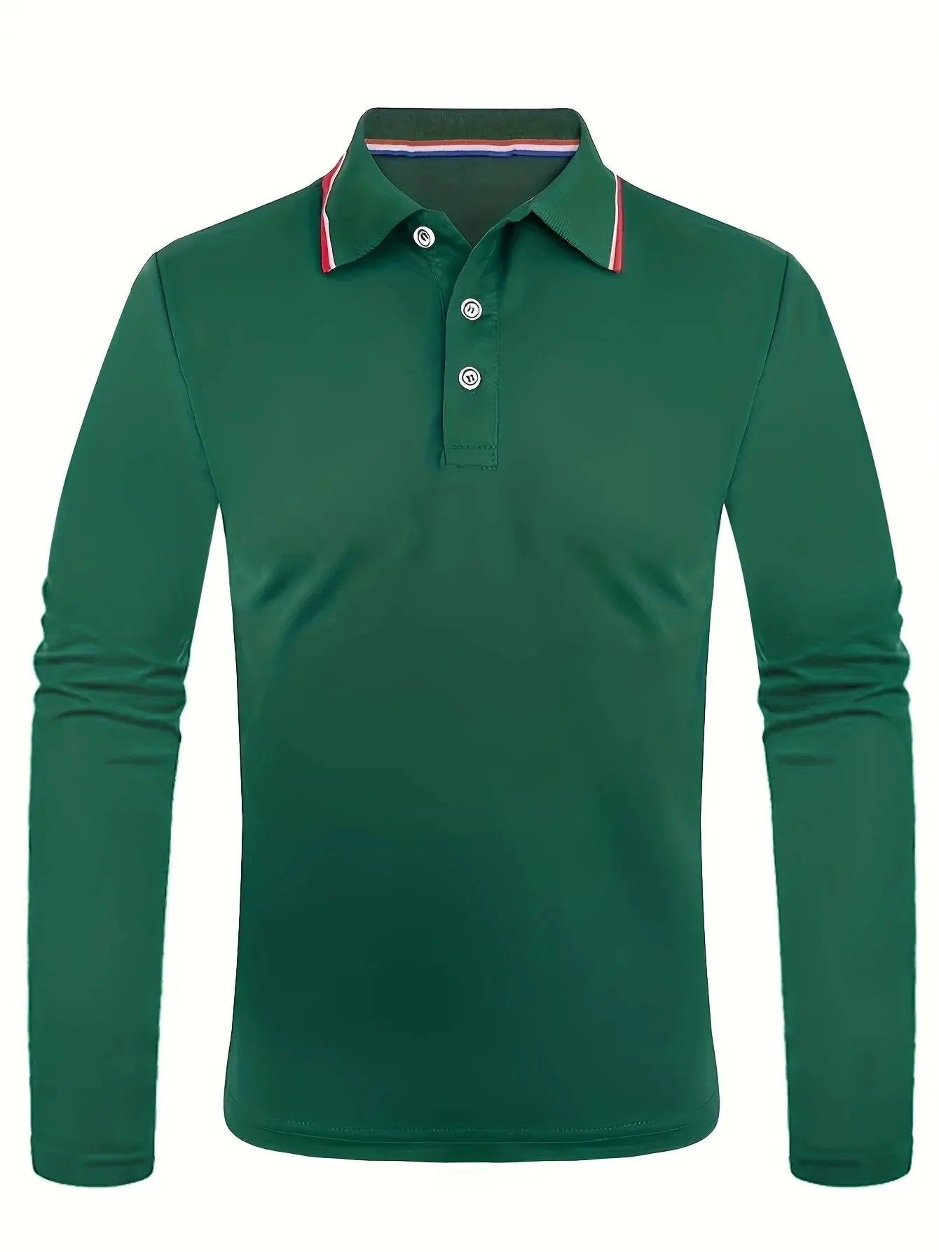 Men's Spring and Autumn Casual Breathable Comfortable Polo Shirt Hot Selling Fashion Men's Business Long Sleeve T-Shirt
