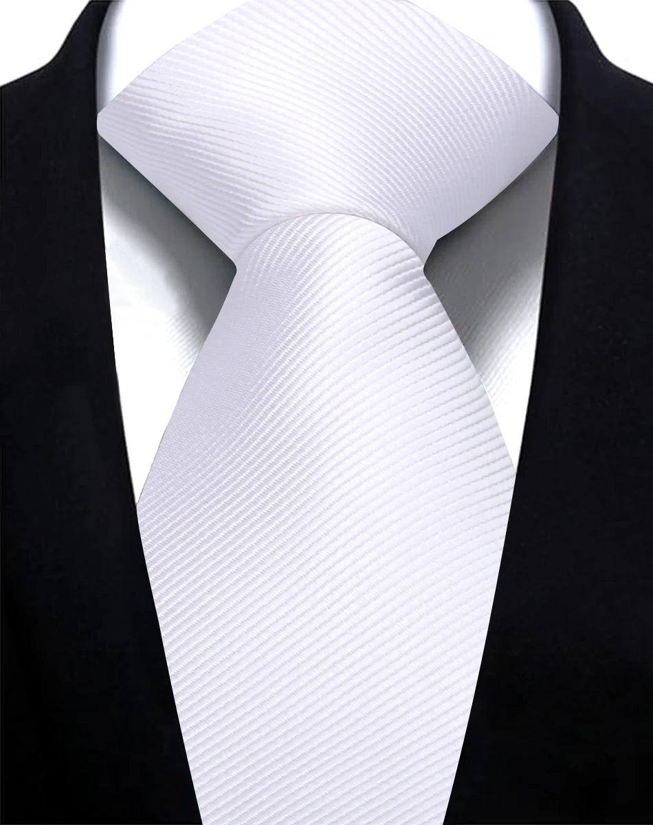 Solid Tie 7.5cm Necktie For Men Fashion Wedding Ties Slim Blue Gray Classic Neckties Men Business Jacquard Woven Classic Gravats