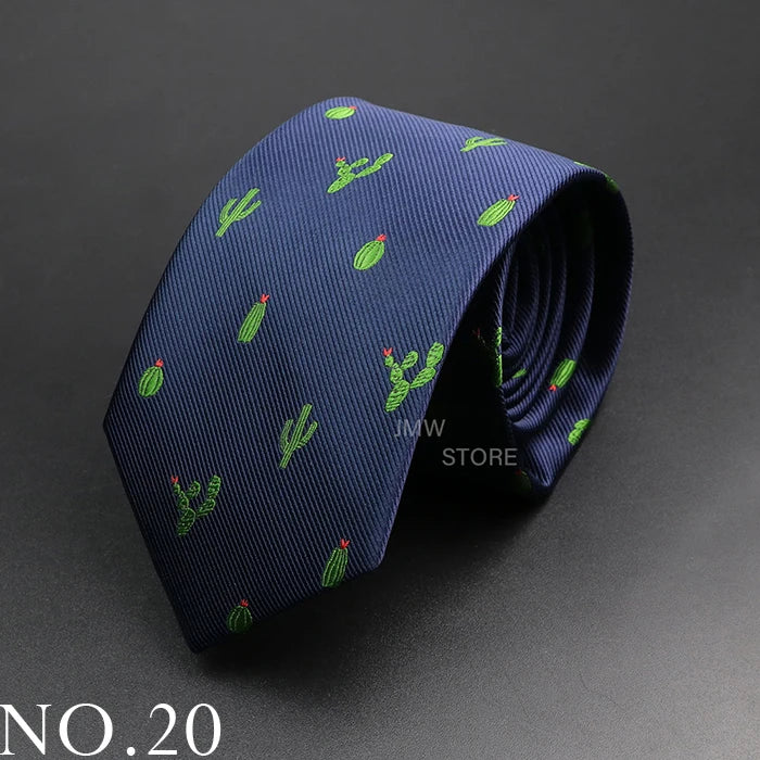 New Design Wedding Men Tie Green Wine Red Paisley Flower Animal Neckties Men Business Dropshipping Groom Collar Accessories Gift