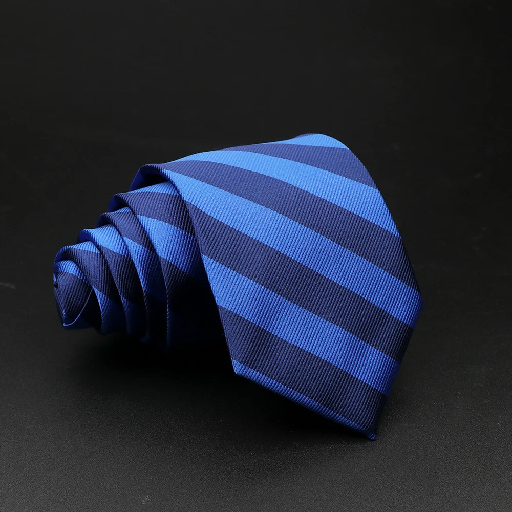 New Style Fashion Jacquard Floral Paisley Necktie Polyester Male Narrow Red Blue Tie Suit Shirt Gift For Men Accessory Gravatas