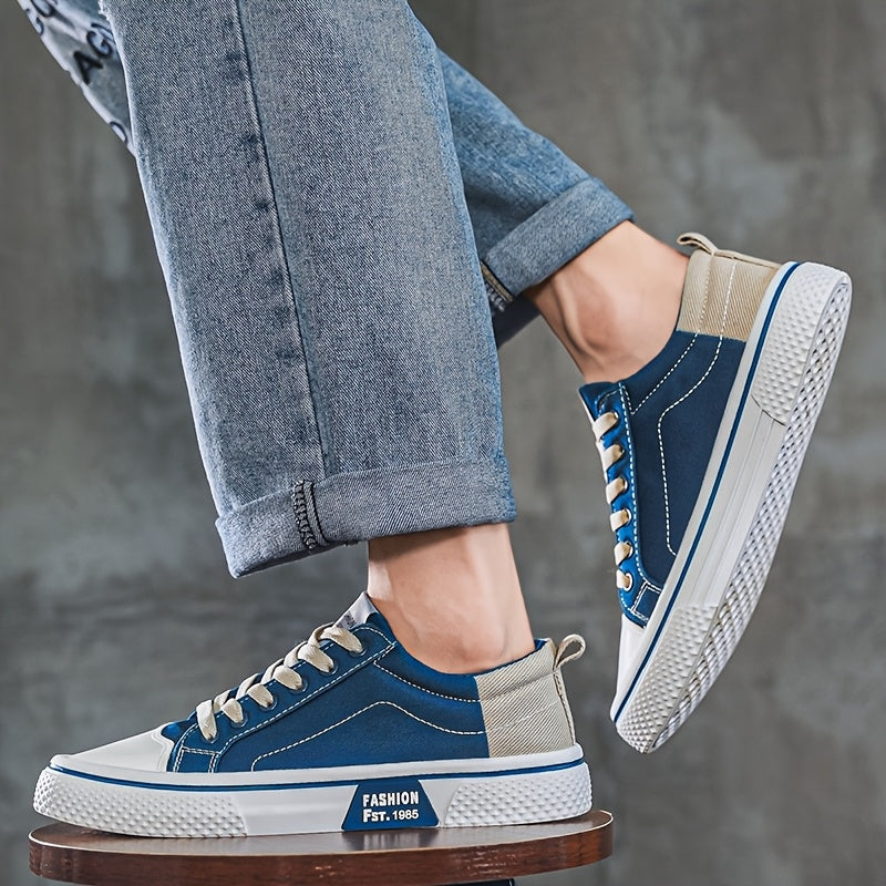 Men'S Sports And Leisure Shoes With Comfortable Lining Canvas Shoes, Simple And Trendy Outdoor Sports, Hiking Vacation, Casual And Fashionable Men'S Shoes