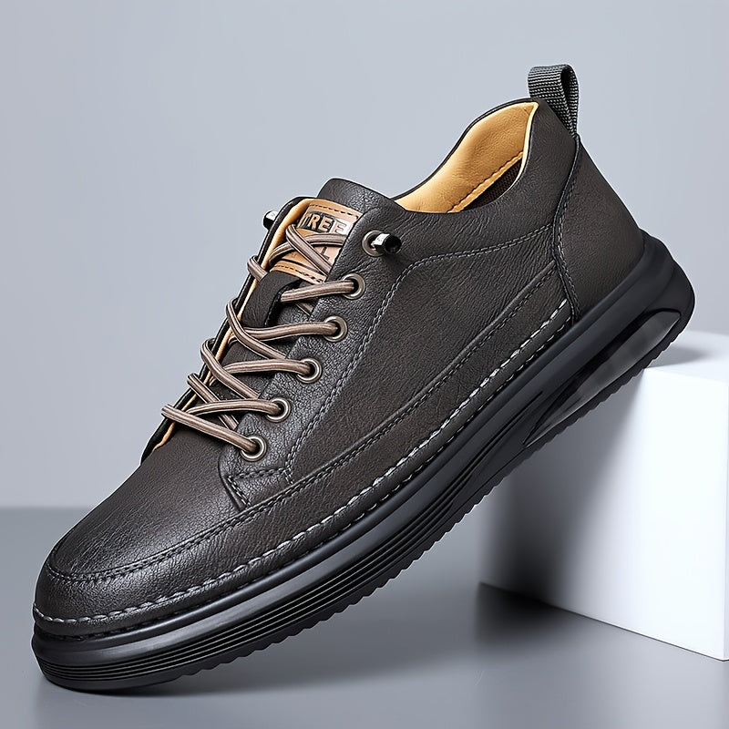 Men's Casual Shoes, Suitable for Wearing In All Four Seasons, with A Lace Up Design, Rubber Sole, And Trendy Men's Shoes