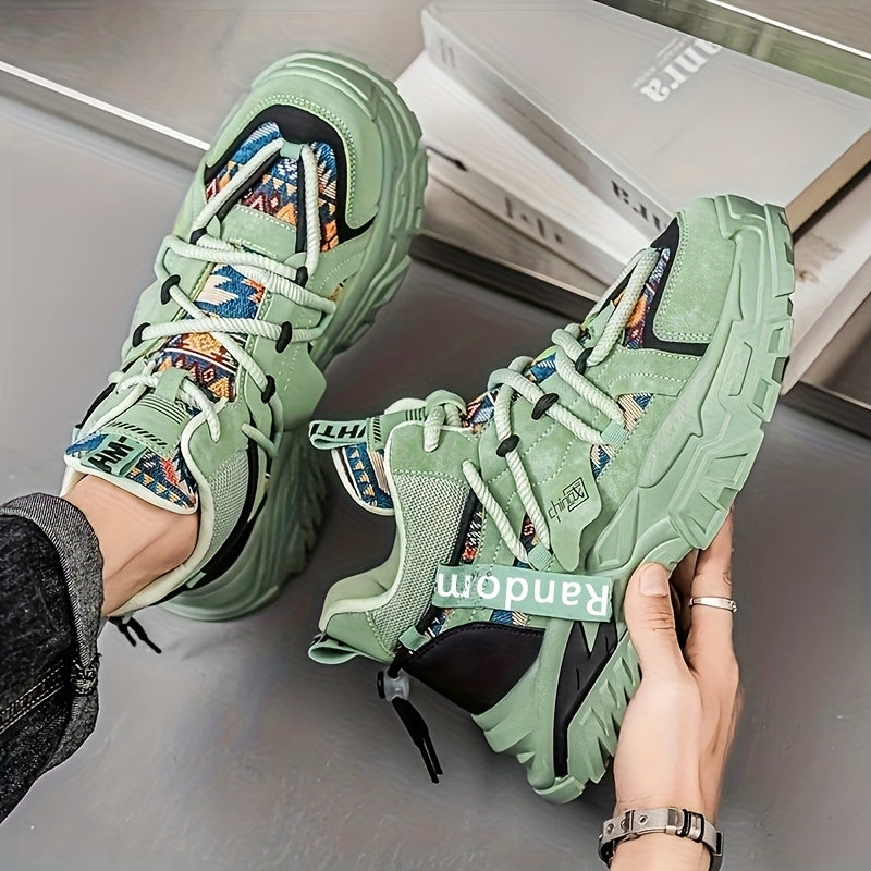 New Fashionable and Comfortable Casual Shoes High-top Men'S Versatile Trendy Men'S Shoes High-Value Street Sports Shoes