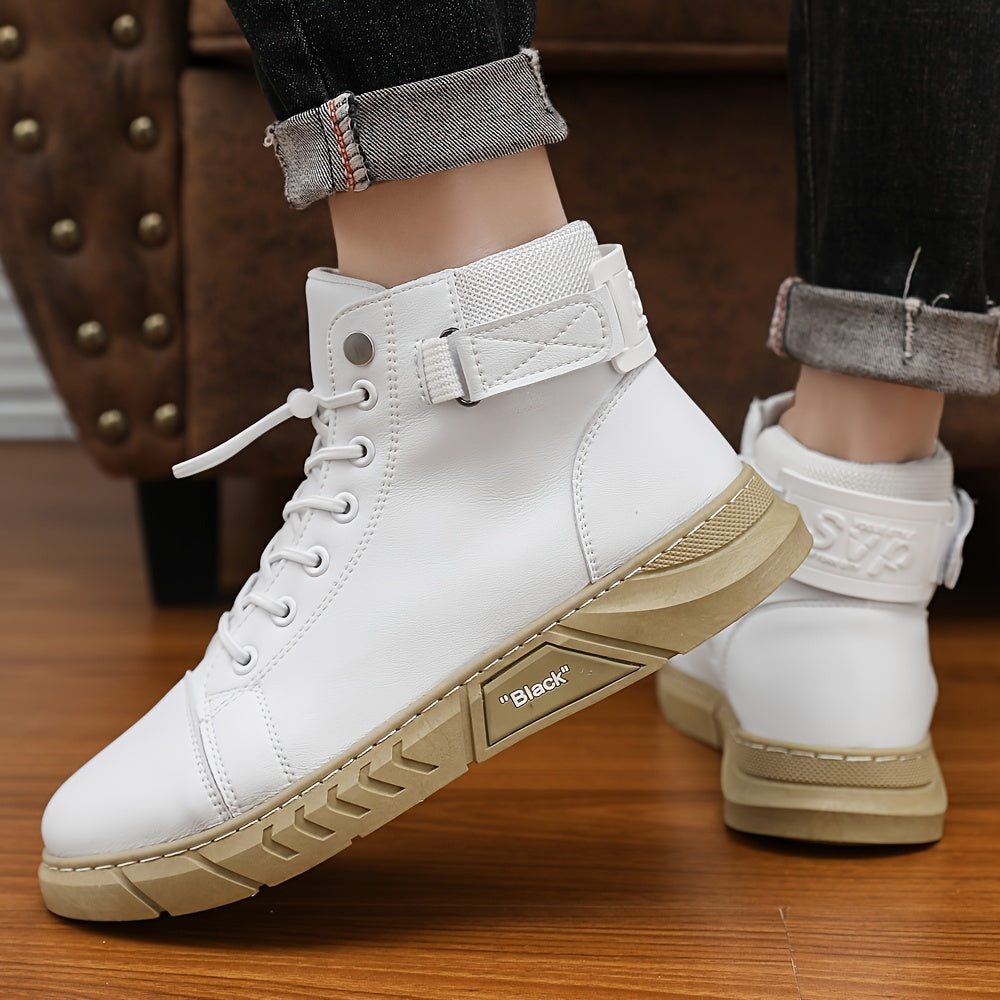 Men's High-top Men's Shoes British Fashion Casual Shoes