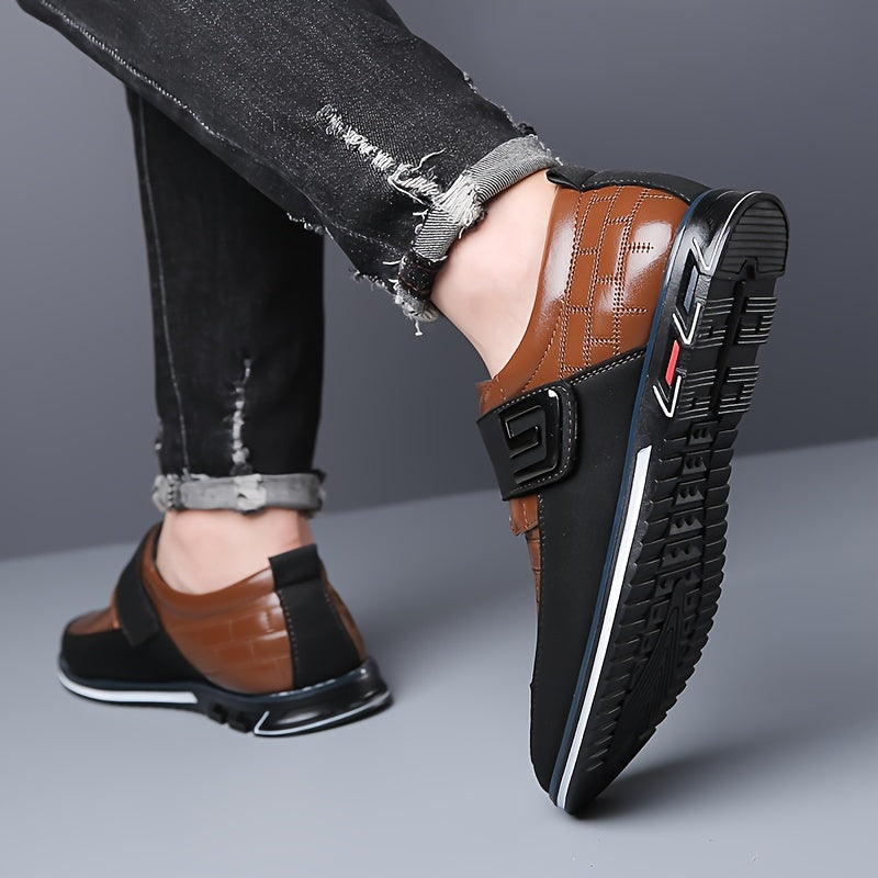 Men's Loafer Shoes, Breathable Lightweight Non-slip Slip On Shoes, Men's Casual Shoes, Spring And Summer, Middle aged men's footwear