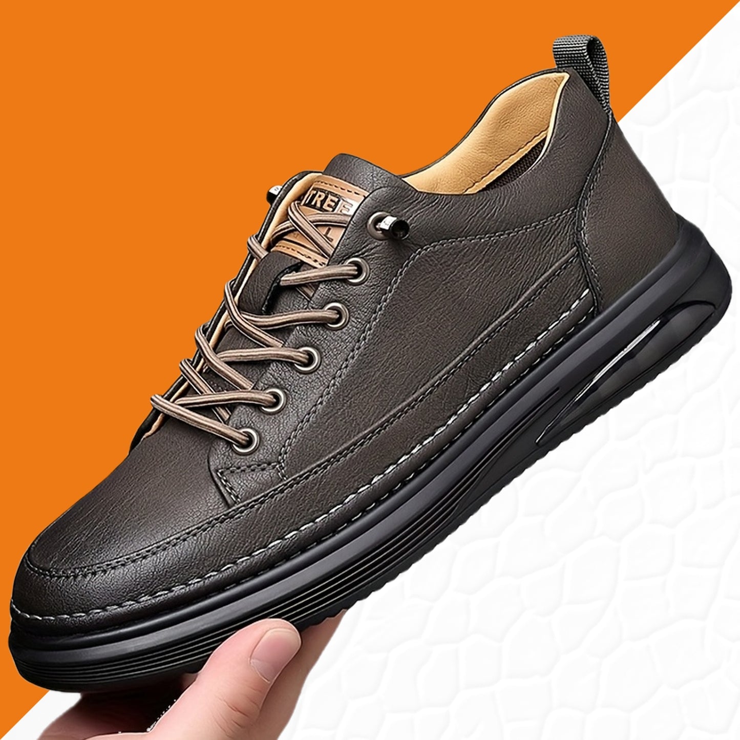 Men's Casual Shoes, Suitable for Wearing In All Four Seasons, with A Lace Up Design, Rubber Sole, And Trendy Men's Shoes