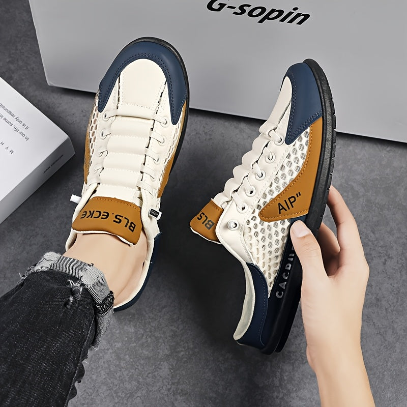 Zhenyuezu Fashion Men's Shoes Men's Trendy Versatile One Step Sports Sandals - Breathable Mesh Lightweight Wear Resistant Half Slippers - Spring And Summer Home Vacation Beach Casual Shoes
