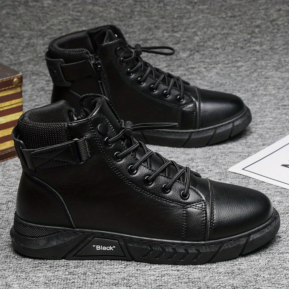 Men's High-top Men's Shoes British Fashion Casual Shoes