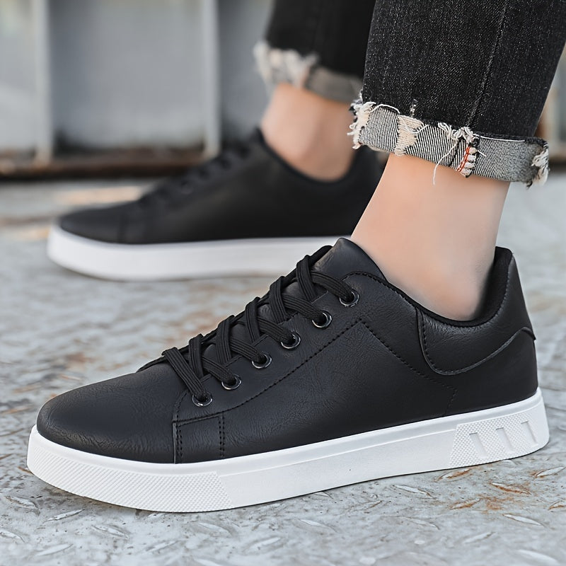 Men's shoes, business solid color, versatile, breathable. sports and leisure board shoes, street shoes