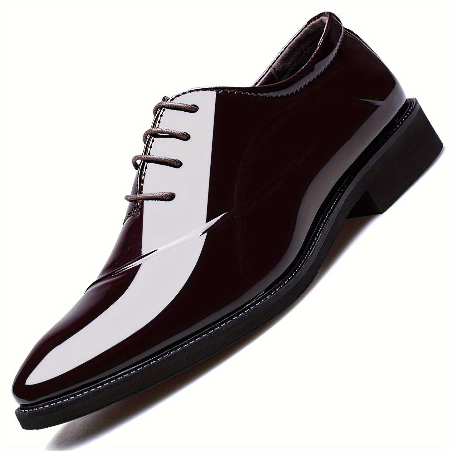Men's Dress Shoes Classic Modern Formal Business Oxford Comfortable Tuxedo Casual Lace Up Derbys Shoes For Men