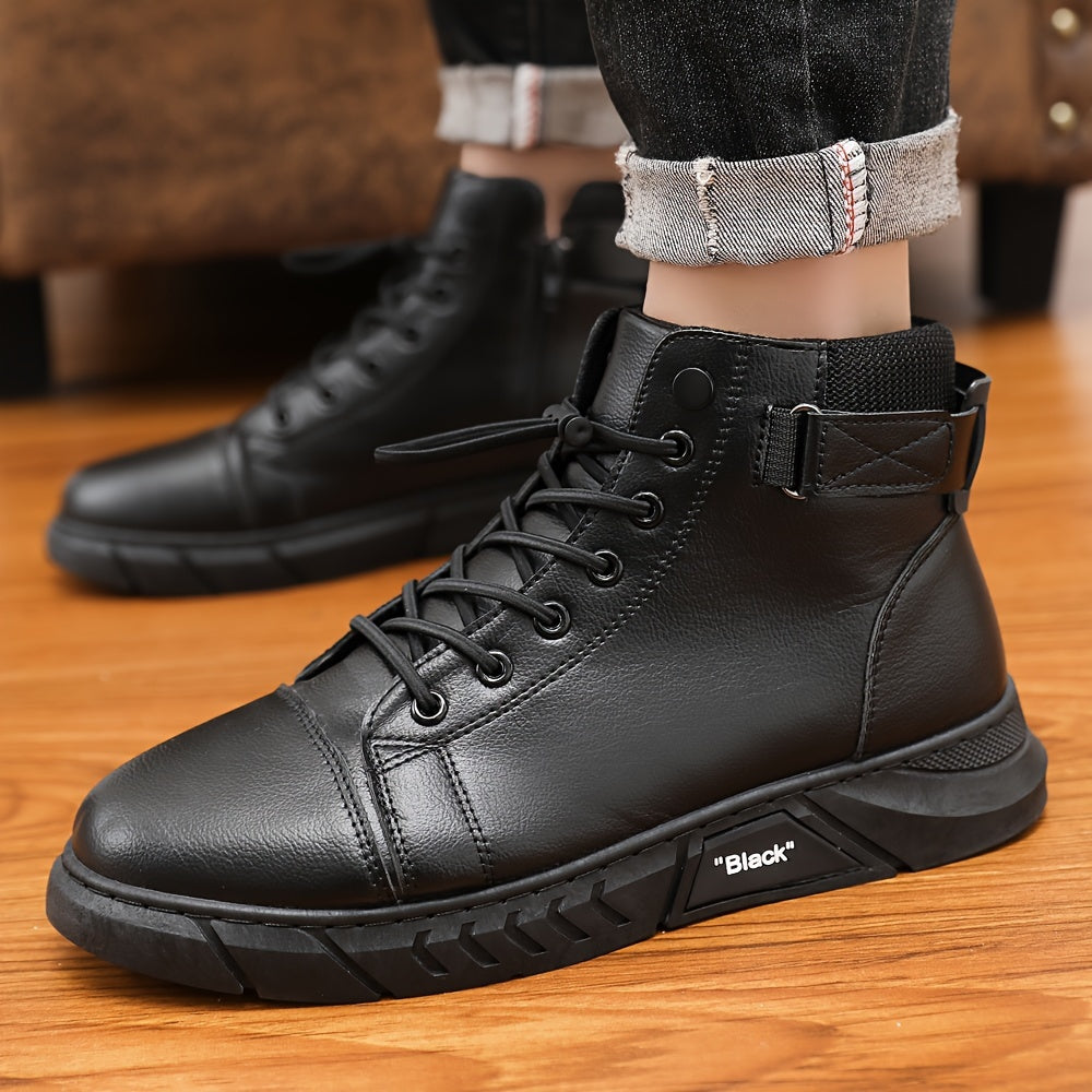 Men's High-top Men's Shoes British Fashion Casual Shoes
