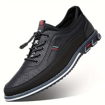 PLUS SIZE Non Slip Men's Casual Shoes With Adjustable Buckle, Comfy Soft Sole For Outdoor Activities