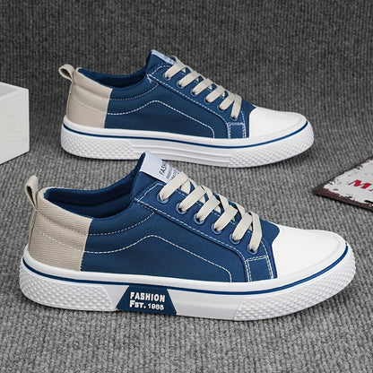 Men'S Sports And Leisure Shoes With Comfortable Lining Canvas Shoes, Simple And Trendy Outdoor Sports, Hiking Vacation, Casual And Fashionable Men'S Shoes