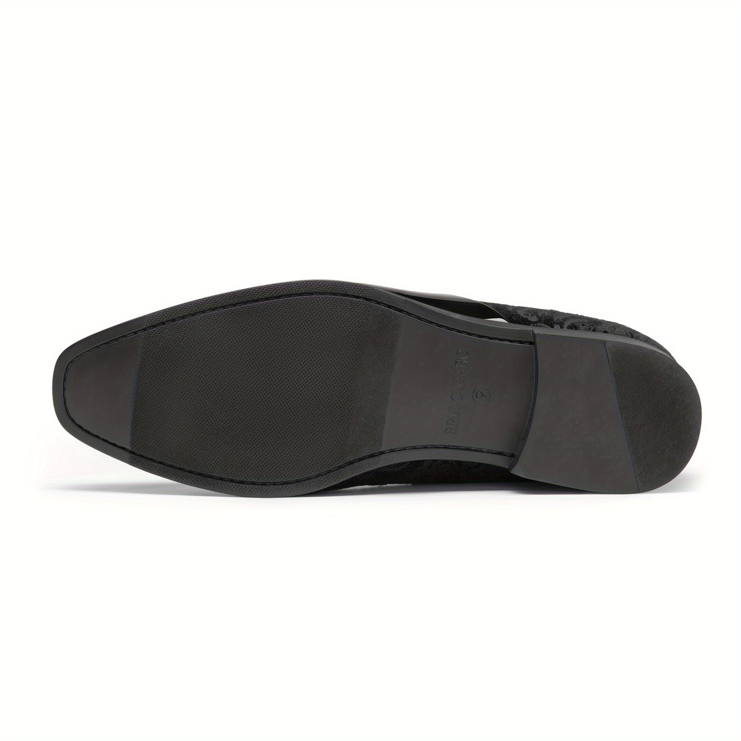 Bruno Marc Classic Glossy Velvet Men's Dress Shoes - Formal Oxford Lace-up Caden
