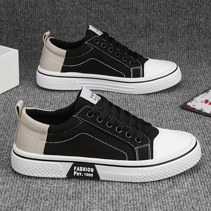 Men'S Sports And Leisure Shoes With Comfortable Lining Canvas Shoes, Simple And Trendy Outdoor Sports, Hiking Vacation, Casual And Fashionable Men'S Shoes