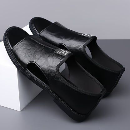 New Sandals For Men's Casual Soft Soled Anti Slip Beach Shoes, Fashionable Men's Shoes With Holes