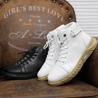 Men's High-top Men's Shoes British Fashion Casual Shoes