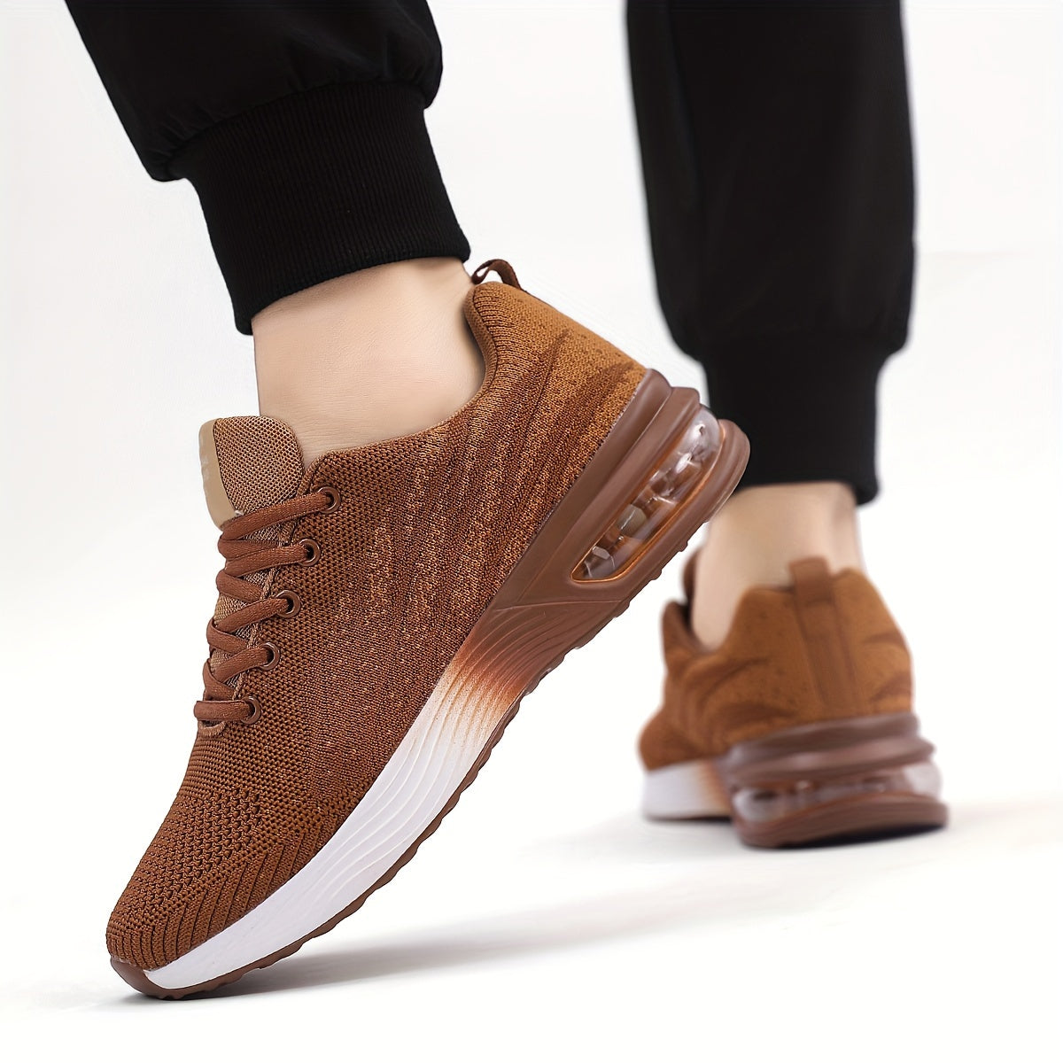 Men's Casual Sports Shoes with Air Cushion Sole Fashionable Men's Shoes