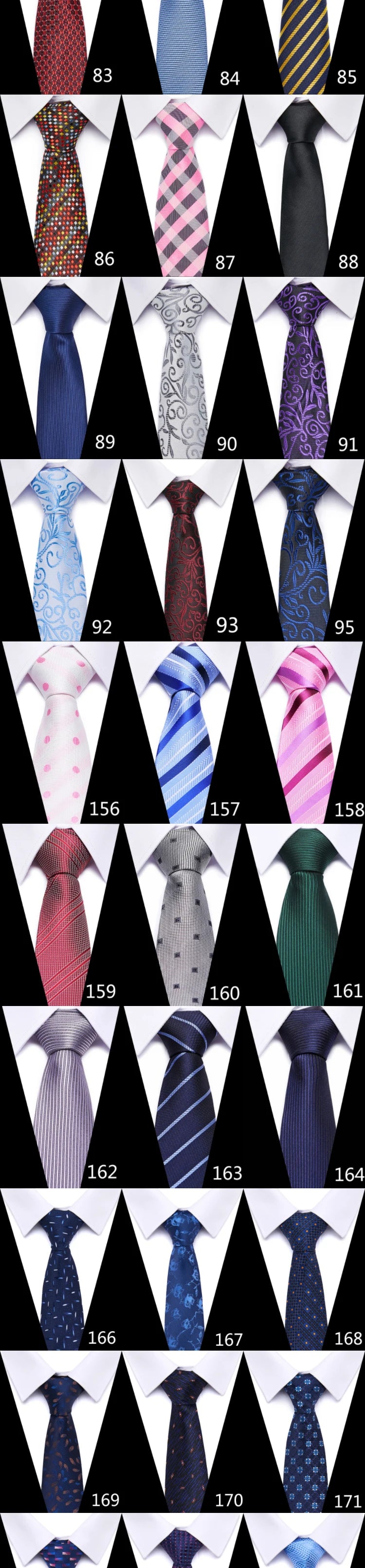 Tie For Men Necktie Fashion Brand Factory Sale 7.5 cm Gravatas Sliver Man's Plaid Shirt Accessories St. Valentine's Day