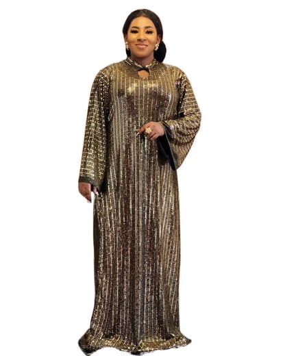 2025 New Style Classic African Dresses For Women  African Dashiki Fashion Loose Long Dress African Dress Abaya African Clothes