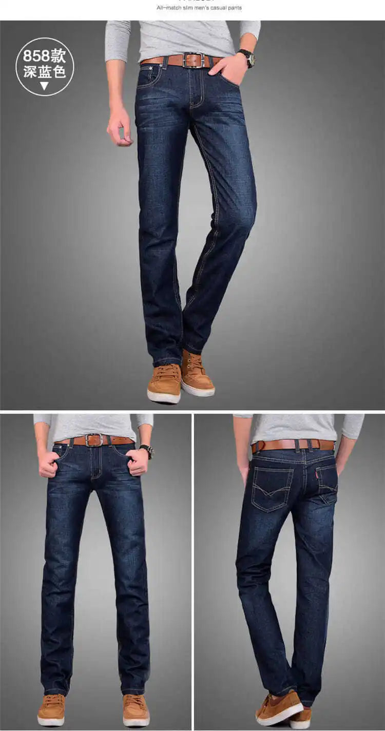 2024 New Arrival High Quality Elastic Slim Jeans Men ,men's Skiny Jeans ,grey Jeans Men,plus-Size 28-40 11 Choices High Quality