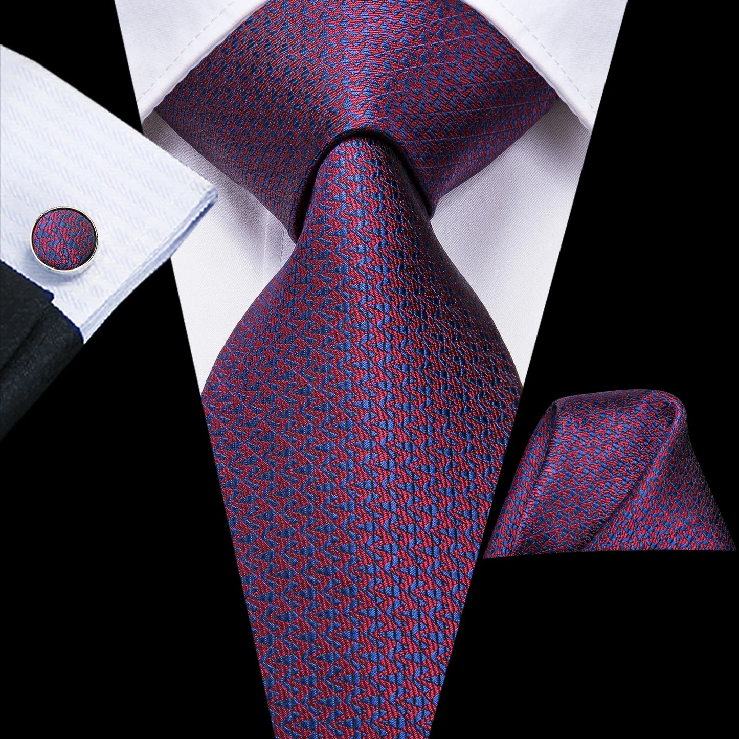 Hi-Tie Light Purple Solid Silk Wedding Tie For Men Quality Hanky Cufflink Gift Necktie Set Fashion Novelty Designer Dropshipping