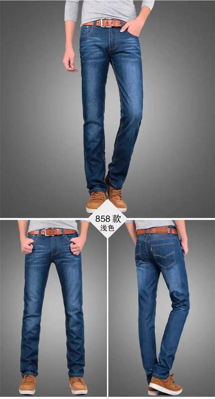 2024 New Arrival High Quality Elastic Slim Jeans Men ,men's Skiny Jeans ,grey Jeans Men,plus-Size 28-40 11 Choices High Quality