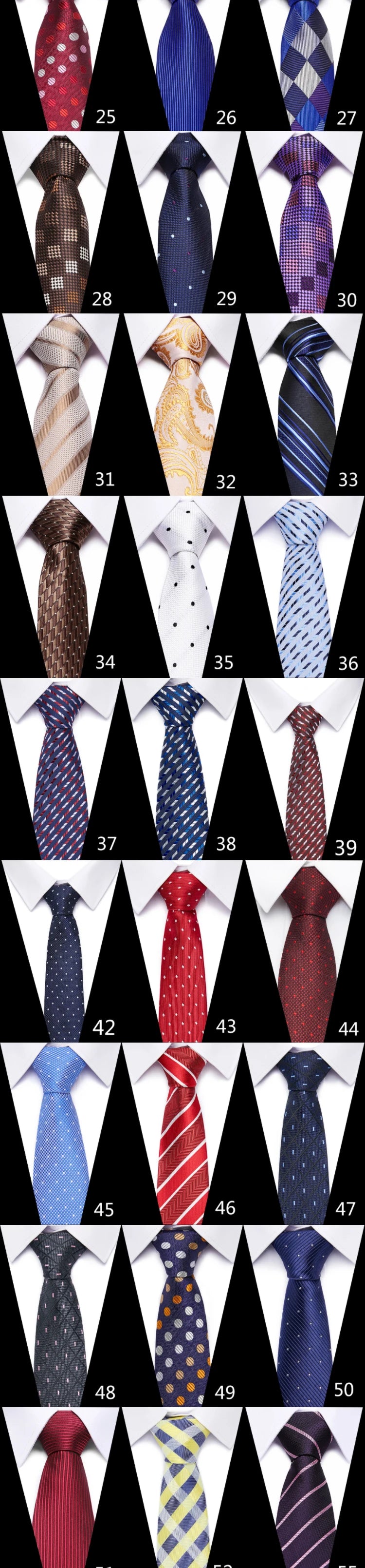 Tie For Men Necktie Fashion Brand Factory Sale 7.5 cm Gravatas Sliver Man's Plaid Shirt Accessories St. Valentine's Day