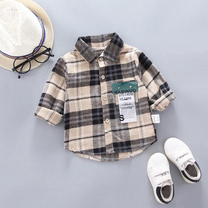 DIIMUU Spring Autumn Kids Baby Boys Cotton Clothes Shirt Toddler Girls Tee Clothing Children Wears Infant Blouse 1 2 3 4 5 Years