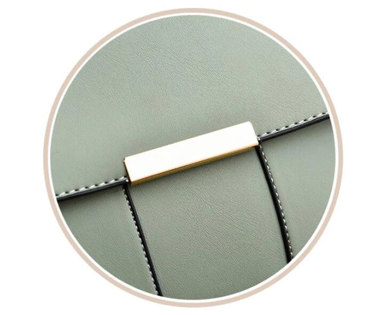 Simple Handbag For Women PU Leather Shoulder Bag Fashion Small Handle Bag Designer Crossbody Bag Daily Lady Shopping Hand Pouch
