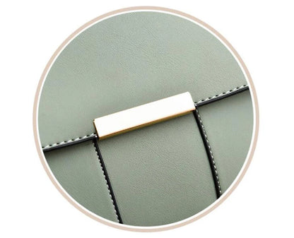 Simple Handbag For Women PU Leather Shoulder Bag Fashion Small Handle Bag Designer Crossbody Bag Daily Lady Shopping Hand Pouch