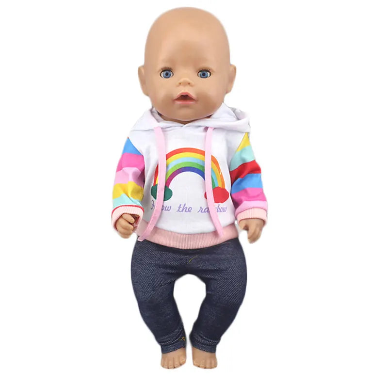 2023 New Cute frog Suits Fit For 43cm Baby Doll 17 Inch Reborn Baby Doll Clothes