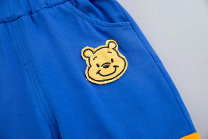 2021 Toddler Kids Short Sleeve Polo T-shirts + Shorts 2pcs Cartoon Mickey Children Baby Boys Girls Summer Tracksuit Clothes Suit
