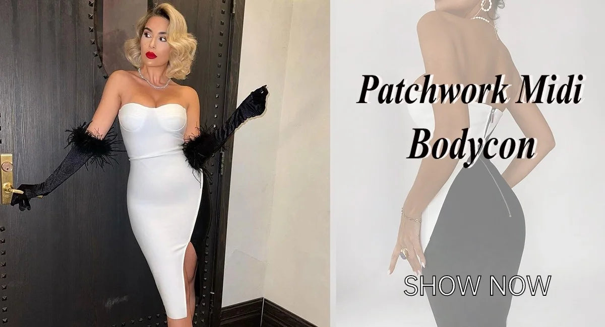 Women's Button Long Sleeve Hollow Out Bandage Dress Mini Black White Bodycon 2022 Spring Elegant Sexy Club Evening Party Dresses