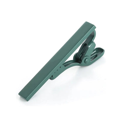 Men Classic Candy Color Tie Clasp Necktie Party Tie Clips Wedding Accessories