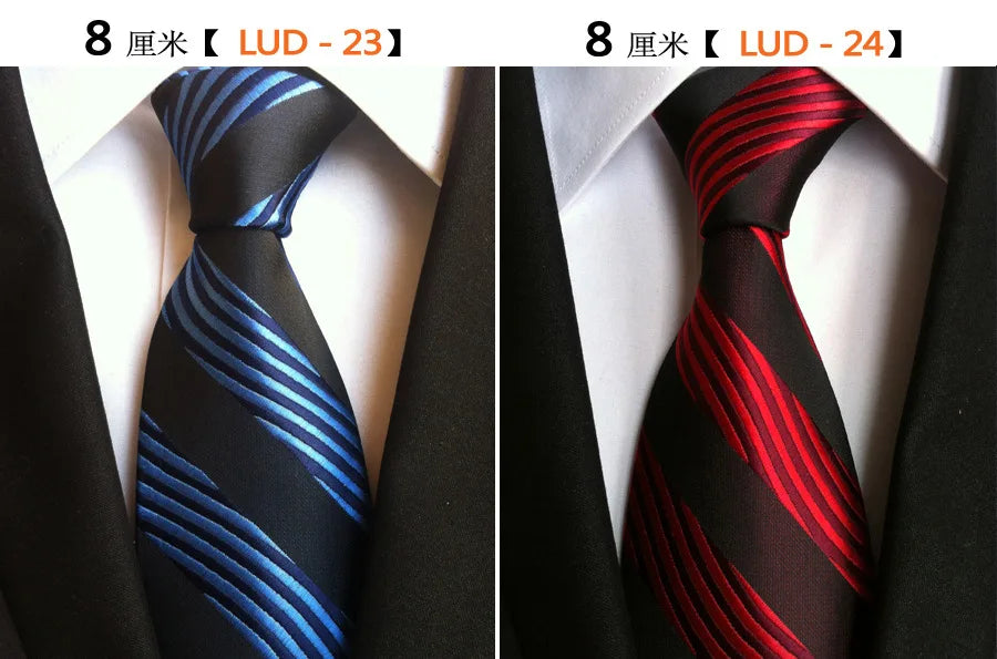 68 Colors NEW 8cm Tie for Man  Tie Luxury Striped Flower Business Neck Tie Suit Cravat Wedding Party Necktie Men Gift