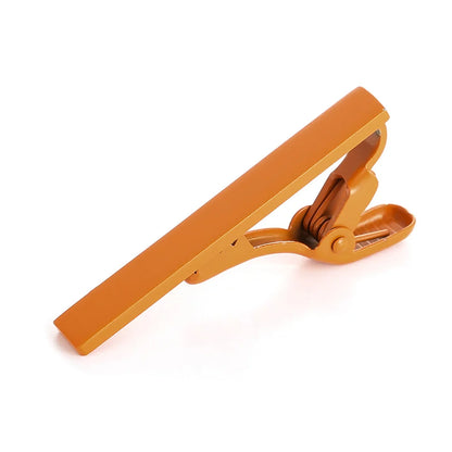 Men Classic Candy Color Tie Clasp Necktie Party Tie Clips Wedding Accessories
