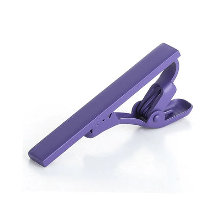 Men Classic Candy Color Tie Clasp Necktie Party Tie Clips Wedding Accessories