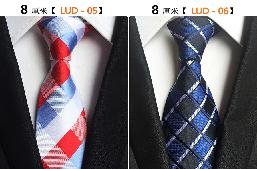 68 Colors NEW 8cm Tie for Man  Tie Luxury Striped Flower Business Neck Tie Suit Cravat Wedding Party Necktie Men Gift