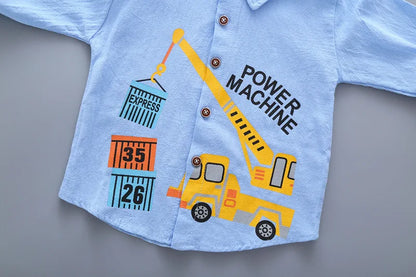 DIIMUU Spring Autumn Kids Baby Boys Cotton Clothes Shirt Toddler Girls Tee Clothing Children Wears Infant Blouse 1 2 3 4 5 Years